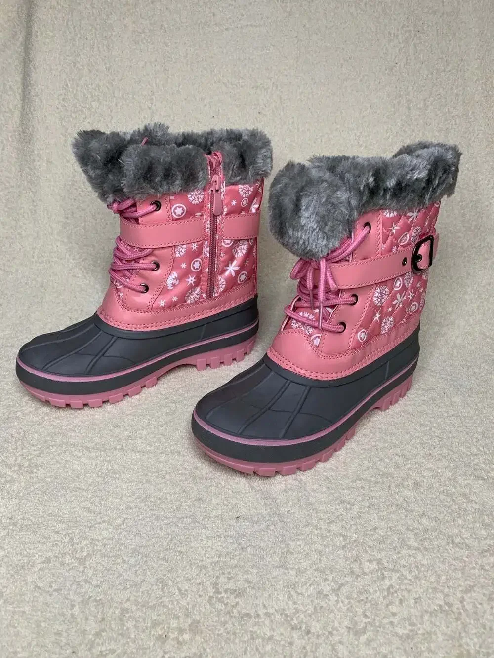 Dream Pairs Kids Boys & Girls Winter Snow Boots Size 2